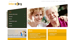 Desktop Screenshot of interzorgthuiszorg.nl